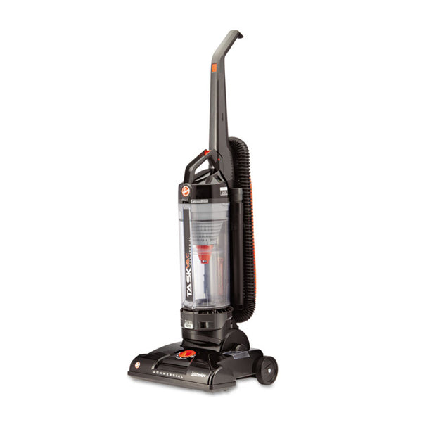 Hoover® Commercial Task Vac Bagless Lightweight Upright Vacuum, 14" Cleaning Path, Black (HVRCH53010)
