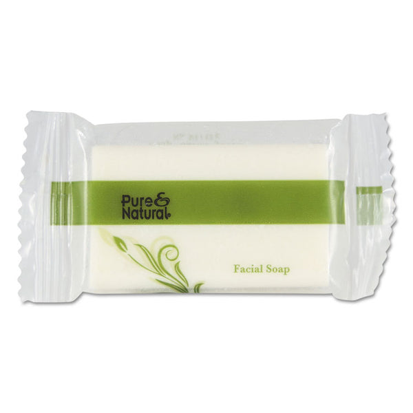 Pure & Natural™ Body and Facial Soap, Fresh Scent, # 3/4 Flow Wrap Bar, 1,000/Carton (PNN500075) Case of 1000