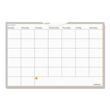 AT-A-GLANCE® WallMates Self-Adhesive Dry Erase Monthly Planning Surfaces, 36 x 24, White/Gray/Orange Sheets, Undated (AAGAW602028)
