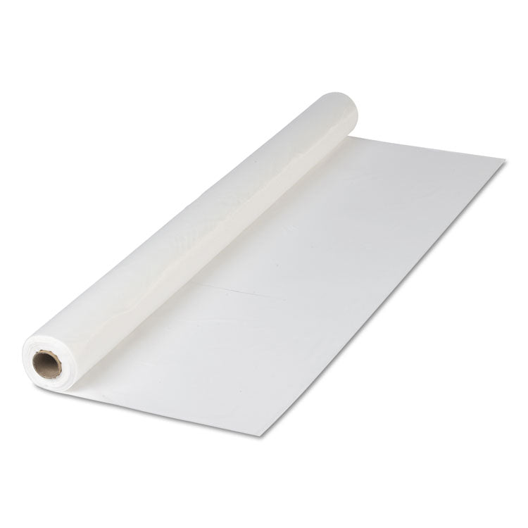 Hoffmaster® HFM114000 Plastic Roll Tablecover, 40 x 300 ft, White