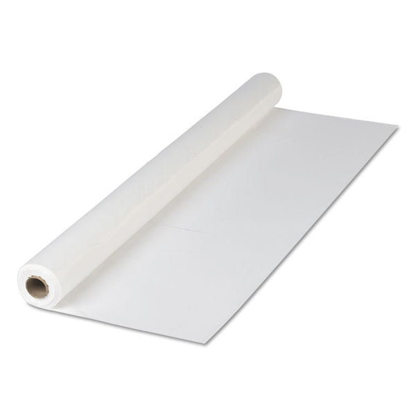 Hoffmaster® Plastic Roll Tablecover, 40" x 300 ft, White (HFM114000)