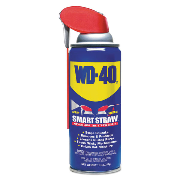WD-40® Smart Straw Spray Lubricant, 11 oz Aerosol Can (WDF490040EA)