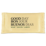 Good Day™ Amenity Bar Soap, Pleasant Scent, # 3/4 Individually Wrapped Bar, 1,000 /Carton (GTP390075A)