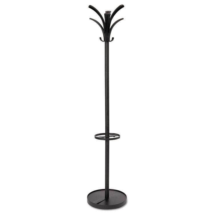 Alba™ Brio Coat Stand, 13.75w x 13.75d x 66.25h, Black (ABAPMBRION)