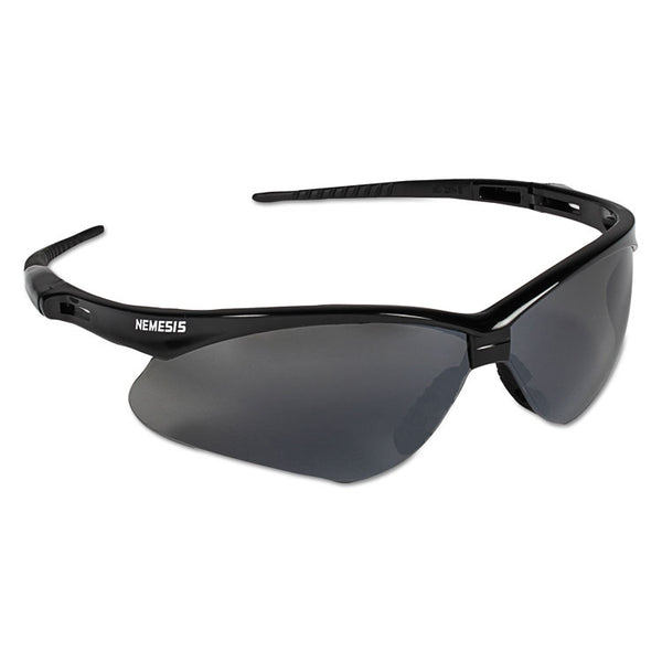 KleenGuard™ V30 Nemesis Safety Glasses, Black Frame, Smoke Lens (KCC25688)