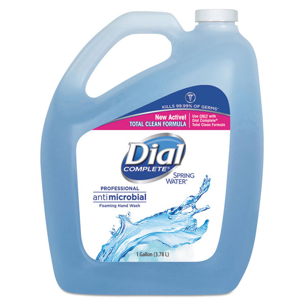 Dial® Professional Antibacterial Foaming Hand Wash, Spring Water, 1 gal (DIA15922EA)