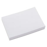 Universal® Unruled Index Cards, 4 x 6, White, 100/Pack (UNV47220)