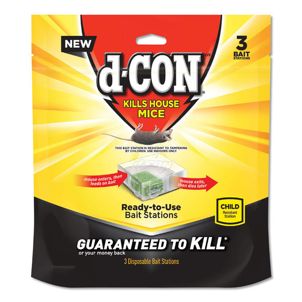 d-CON® Disposable Bait Station, 3 x 3 x 1.25, 6/Carton (RAC99427)