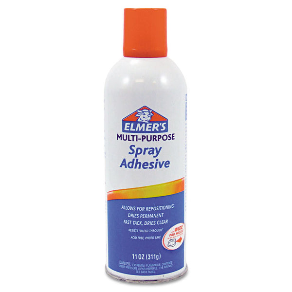 Elmer's® Multi-Purpose Spray Adhesive, 11 oz, Dries Clear (EPIE451) Each