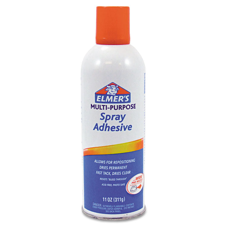 Elmer's® Multi-Purpose Spray Adhesive, 11 oz, Dries Clear (EPIE451)