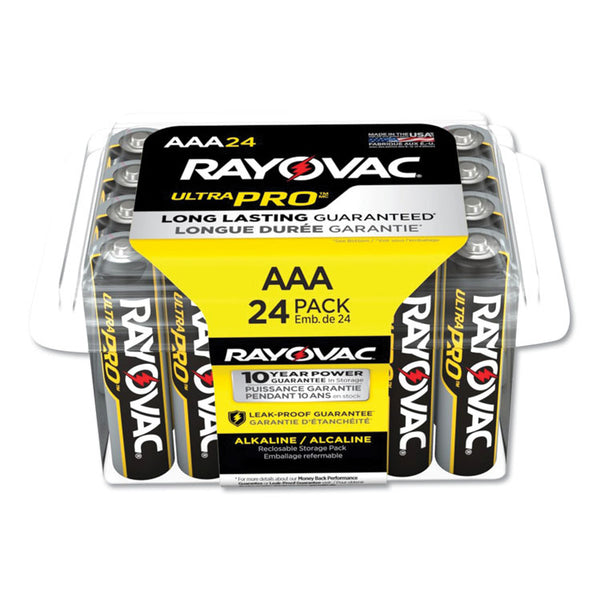 Rayovac® Ultra Pro Alkaline AAA Batteries, 24/Pack (RAYALAAA24PPJ)
