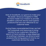 GoodEarth Black Stainless Steel Floor Stand Wipe Dispenser with Built-in Trash Receptacle
