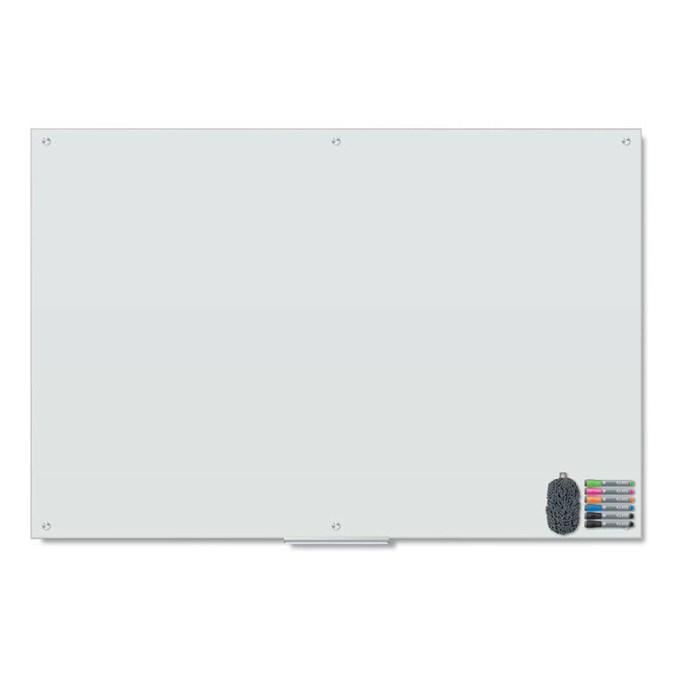 U Brands Magnetic Glass Dry Erase Board Value Pack, 70 x 47, White (UBR3974U0001) Each