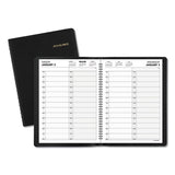AT-A-GLANCE® Two-Person Group Daily Appointment Book, 11 x 8, Black Cover, 12-Month (Jan to Dec): 2024 (AAG7022205)