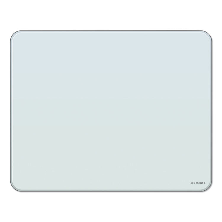 U Brands Cubicle Glass Dry Erase Board, 20 x 16, White Surface (UBR3689U0001)