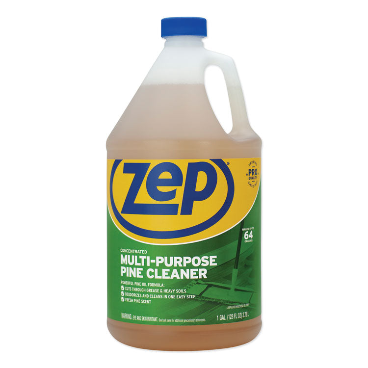 Zep Commercial® Pine Multi-Purpose Cleaner, Pine Scent, 1 gal, 4/Carton (ZPEZUMPP128CT) Case of 4