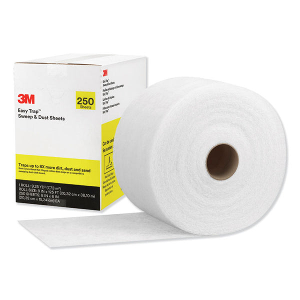 3M™ Easy Trap Duster, 8" x 125 ft, White, 250 Sheet Roll (MMM55654W)