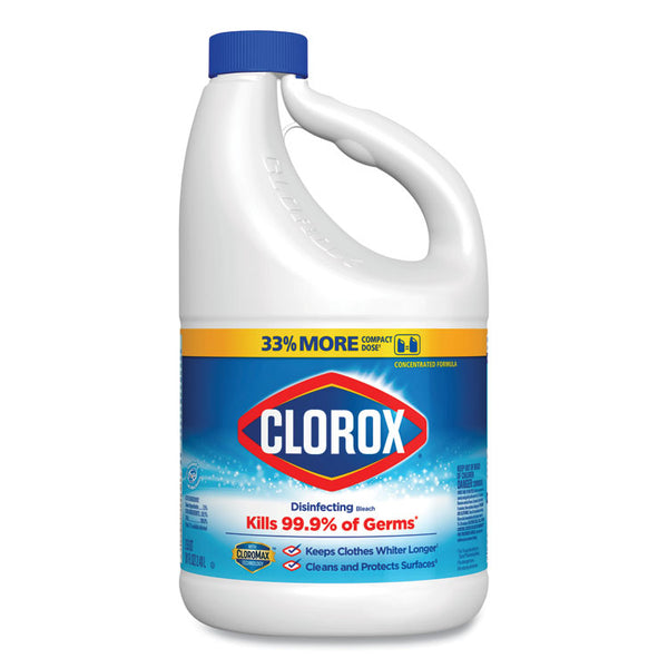 Clorox® Regular Bleach with CloroMax Technology, 81 oz Bottle, 6/Carton (CLO32263)