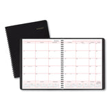 AT-A-GLANCE® Monthly Planner in Business Week Format, 10 x 8, Black Cover, 12-Month (Jan to Dec): 2024 (AAG7013005)