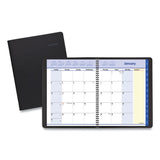 AT-A-GLANCE® QuickNotes Monthly Planner, 11 x 8.25, Black Cover, 12-Month (Jan to Dec): 2024 (AAG760605)