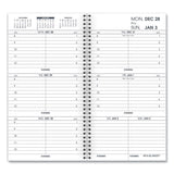AT-A-GLANCE® Weekly Appointment Book Refill Hourly Ruled, 6.25 x 3.25, White Sheets, 12-Month (Jan to Dec): 2024 (AAG7090410)
