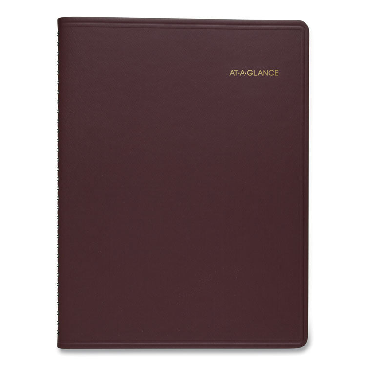 AT-A-GLANCE® Weekly Appointment Book, 11 x 8.25, Winestone Cover, 13-Month (Jan to Jan): 2024 to 2025 (AAG7095050)