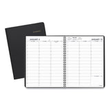 AT-A-GLANCE® Weekly Appointment Book, 11 x 8.25, Black Cover, 13-Month (Jan to Jan): 2024 to 2025 (AAG7095005)