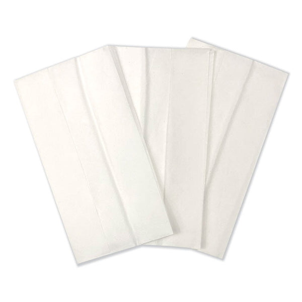 GEN Tall-Fold Napkins, 1-Ply, 7 x 13 1/4, White, 10,000/Carton (GENTFOLDNAPKW)