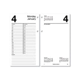 AT-A-GLANCE® Large Desk Calendar Refill, 4.5 x 8, White Sheets, 12-Month (Jan to Dec): 2024 (AAGE21050)