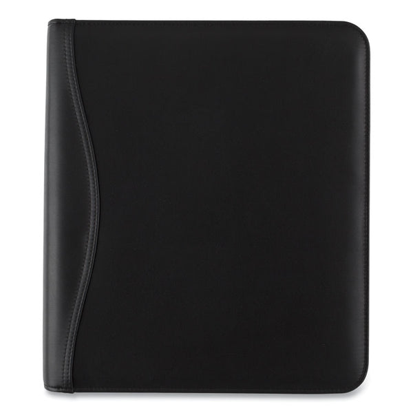 AT-A-GLANCE® Black Leather Planner/Organizer Starter Set, 11 x 8.5, Black Cover, 12-Month (Jan to Dec): Undated (AAG038054005)