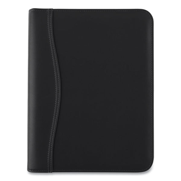 AT-A-GLANCE® Black Leather Planner/Organizer Starter Set, 8.5 x 5.5, Black Cover, 12-Month (Jan to Dec): Undated (AAG031054005)