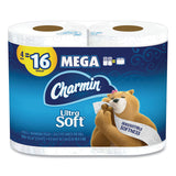 Charmin® Ultra Soft Bathroom Tissue, Septic Safe, 2-Ply, White, 244 Sheets/Roll, 4 Rolls/Pack, 6 Packs/Carton (PGC01517)