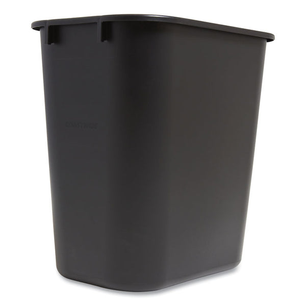 Coastwide Professional™ Open Top Indoor Trash Can , 7 gal, Plastic, Black (CWZ124867)