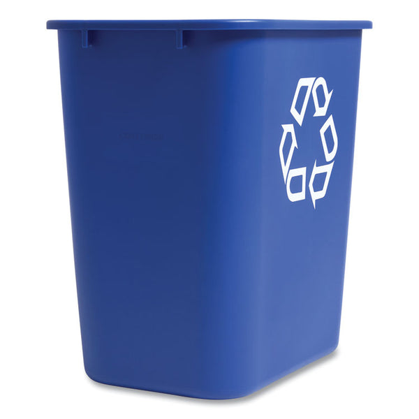 Coastwide Professional™ Open Top Indoor Recycling Container, Plastic, Blue (CWZ266429)