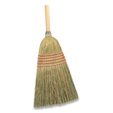 Coastwide Professional™ Corn Broom, Corn Fiber Bristles, 56" Overall Length, Natural (CWZ24420776)