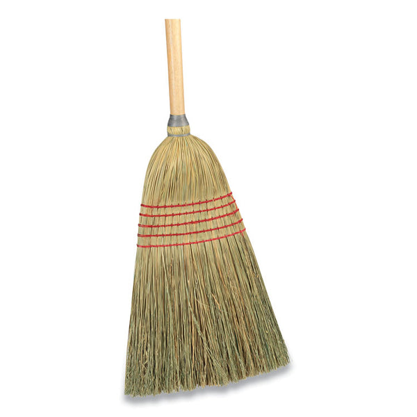 Coastwide Professional™ Corn Broom, Corn Fiber Bristles, 56" Overall Length, Natural (CWZ24420776) Each