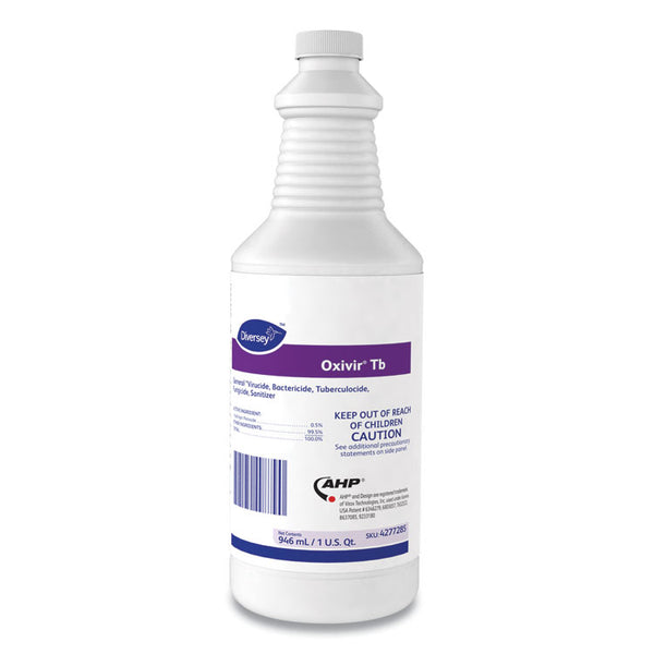 Diversey™ Oxivir TB One-Step Disinfectant Cleaner, Liquid, 32 oz (DVO4277285EA)