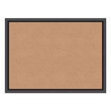 U Brands Cork Bulletin Board, 23 x 17, Tan Surface, Black Frame (UBR026U0001)