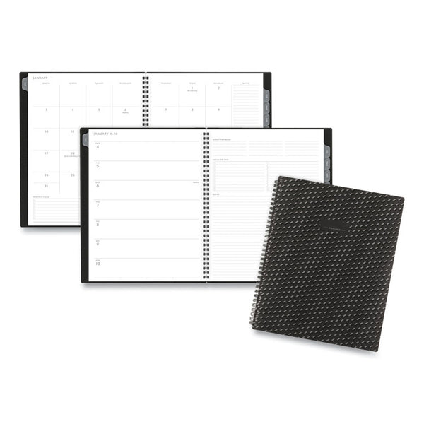 AT-A-GLANCE® Elevation Poly Weekly/Monthly Planner, 11 x 8.5, Black Cover, 13-Month (Jan to Jan): 2024 to 2025 (AAG75950P05)