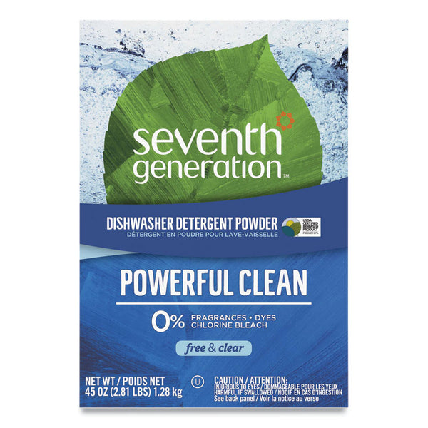 Seventh Generation® Automatic Dishwasher Powder, Free and Clear, 45oz Box (SEV22150EA)