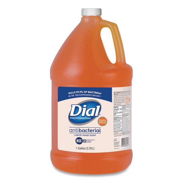 Dial® Professional Gold Antibacterial Liquid Hand Soap, Floral, 1 gal, 4/Carton (DIA88047CT)