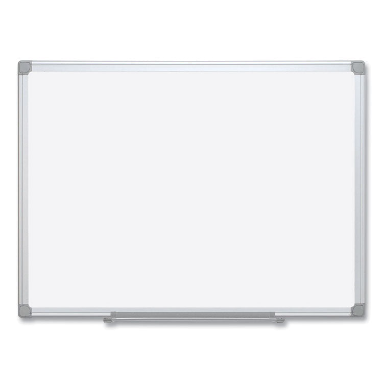 MasterVision® Earth Silver Easy Clean Dry Erase Boards, 96 x 48, White Surface, Silver Aluminum Frame (BVCMA2100790)