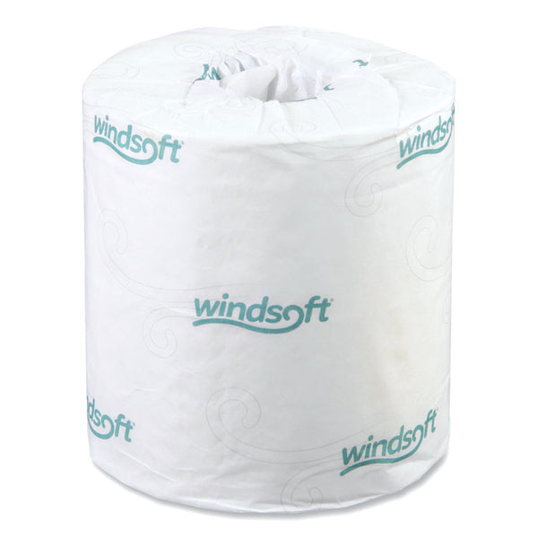 Bath Tissue, Septic Safe, Individually Wrapped Rolls, 2-Ply, White, 500 Sheets/Roll, 48 Rolls/Carton (WIN2405)