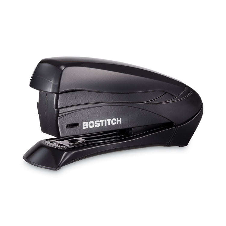 Bostitch® Inspire Spring-Powered Half-Strip Compact Stapler, 15-Sheet Capacity, Black (ACI1493)