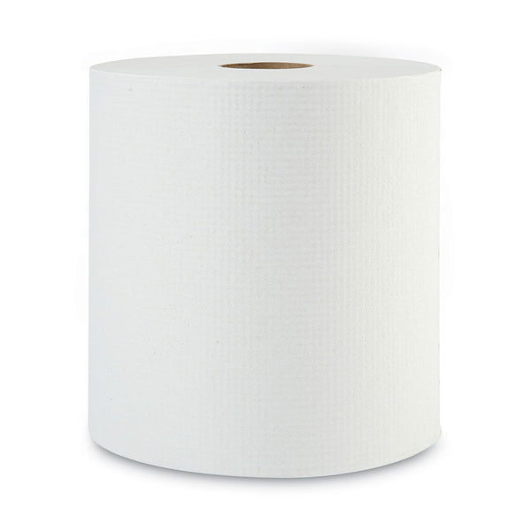 Boardwalk® Hardwound Paper Towels, 1-Ply, 8" x 800 ft, White, 6 Rolls/Carton (BWK6254B)
