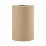 Boardwalk® Hardwound Paper Towels, 1-Ply, 8" x 350 ft, Natural, 12 Rolls/Carton (BWK6252)