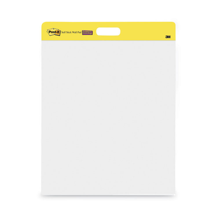 Post-it® Easel Pads Super Sticky Self-Stick Wall Pad, Unruled, 20 x 23, White, 20 Sheets/Pad, 2 Pads/Pack, 2 Packs/Carton (MMM566)