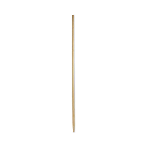 Boardwalk® Tapered End Broom Handle, Lacquered Pine, 1.13" dia x 60", Natural (BWK125) Each