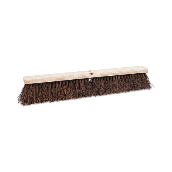 Boardwalk® Floor Brush Head, 3.25" Natural Palmyra Fiber Bristles, 24" Brush (BWK20124)