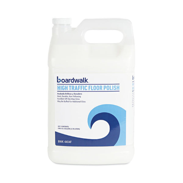 Boardwalk® High Traffic Floor Polish, 1 gal Bottle (BWK4404FEA) Each